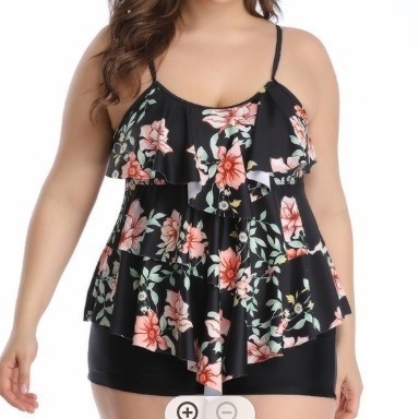 Shorts - Tankini para Mujer, Bikini con Estampado