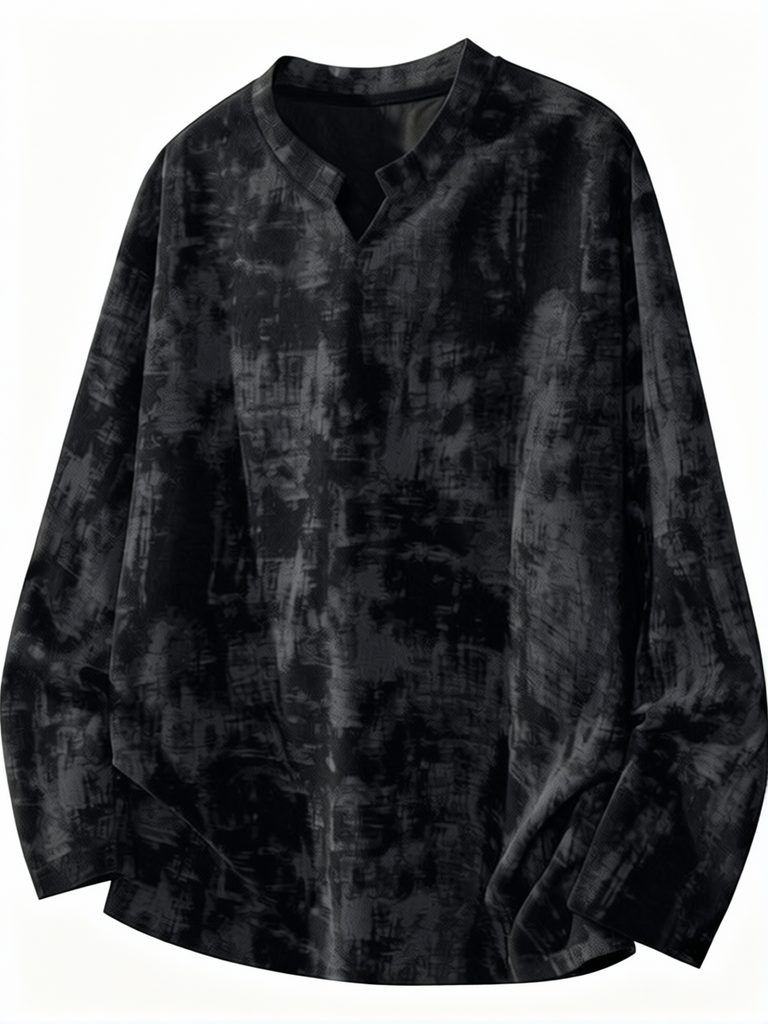 Corduroy Button Up Shirt Men - Camiseta de manga larga de pana