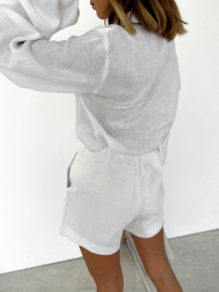 Conjunto de Dos Piezas para Mu - Mens Linen Shirt Long Sleeve reseña y precio