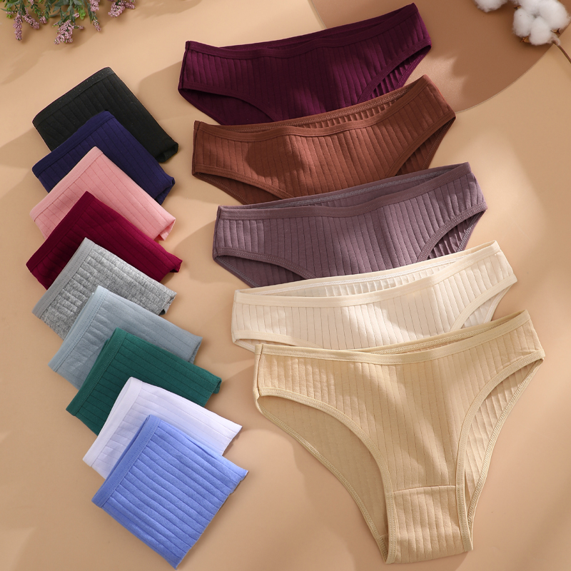 Bragas a rayas de algodón sin  - Underwear reseña y precio